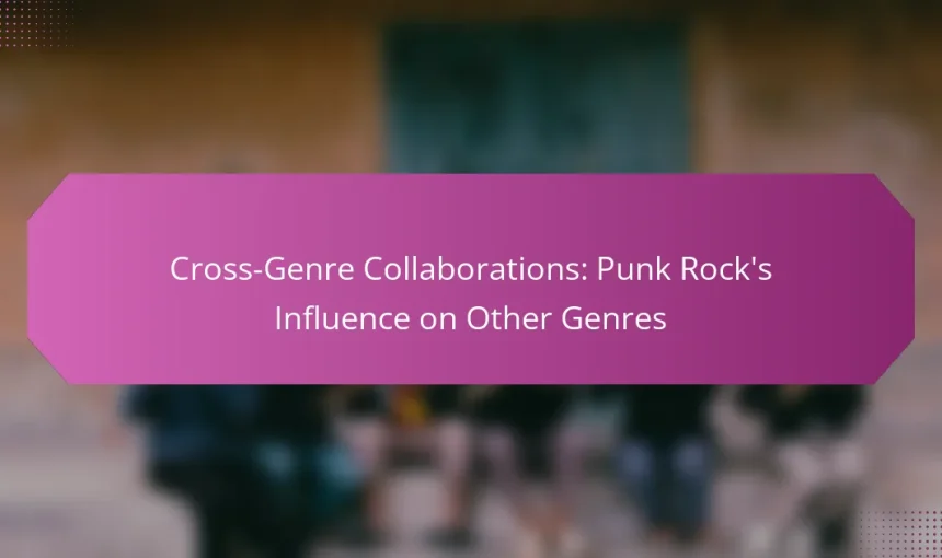 Cross-Genre Collaborations: Punk Rock’s Influence on Other Genres