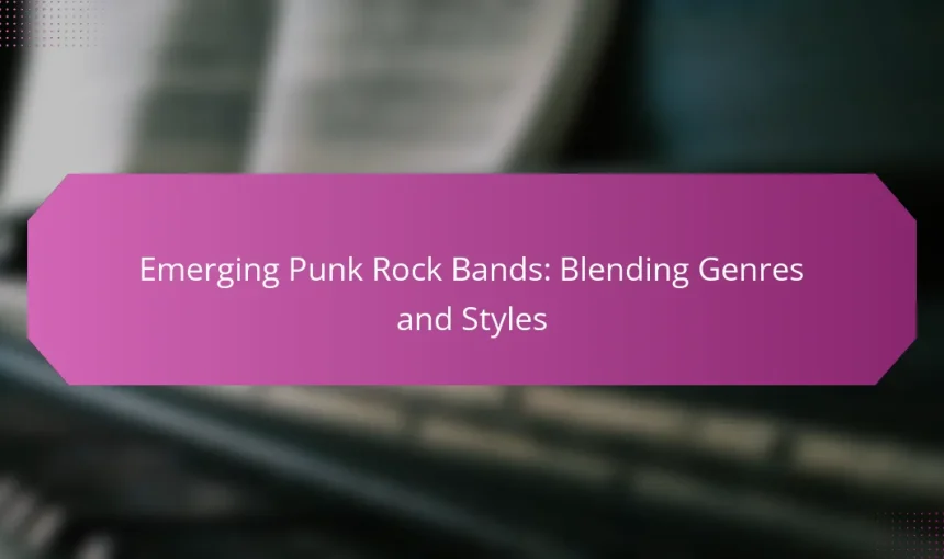 Emerging Punk Rock Bands: Blending Genres and Styles