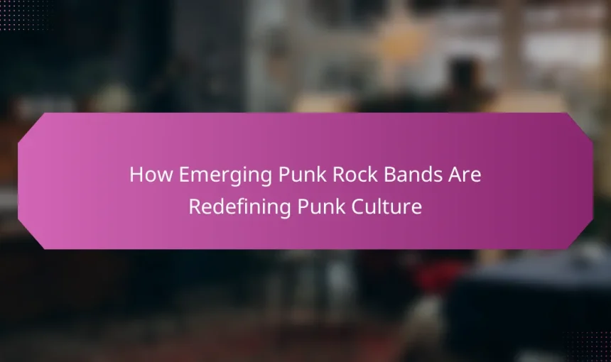 How Emerging Punk Rock Bands Are Redefining Punk Culture