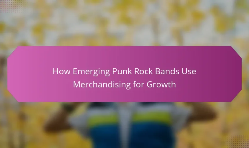 How Emerging Punk Rock Bands Use Merchandising for Growth