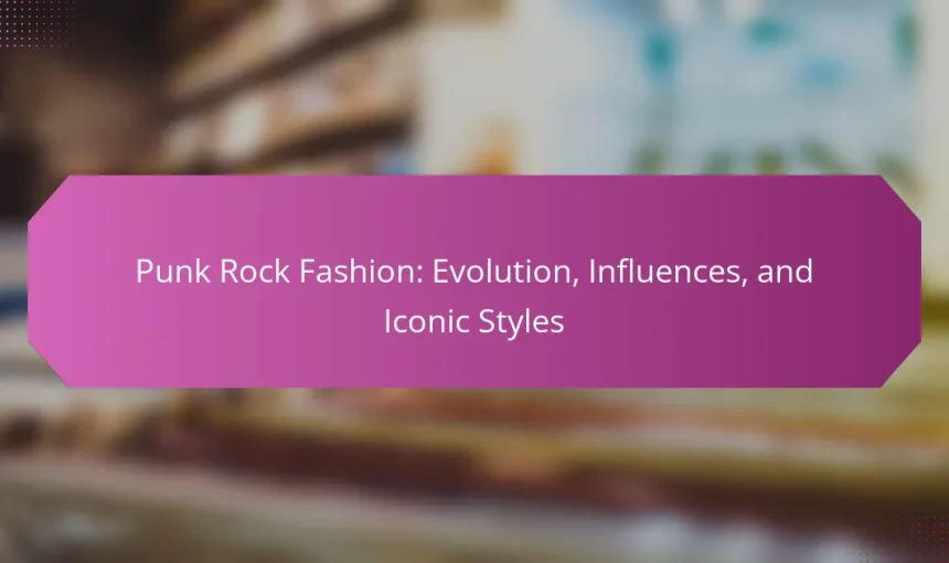 Punk Rock Fashion: Evolution, Influences, and Iconic Styles