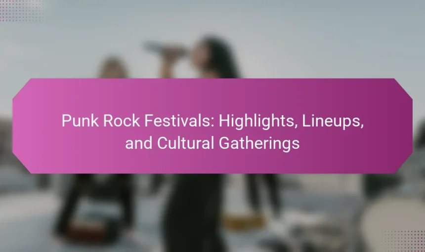 Punk Rock Festivals: Highlights, Lineups, and Cultural Gatherings