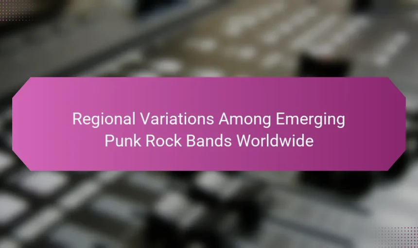 Regional Variations Among Emerging Punk Rock Bands Worldwide