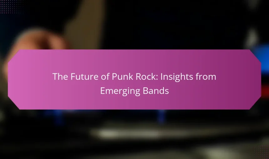The Future of Punk Rock: Insights from Emerging Bands